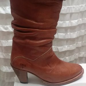 Frye Brown leather boots 7.5